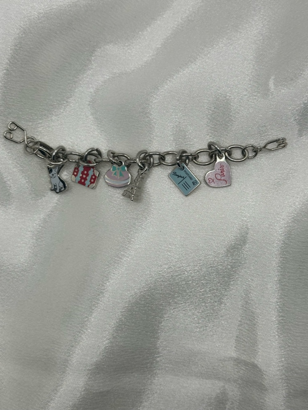 American Girl Doll Grace Thomas French Theme Jewelry Charm Bracelet 2015